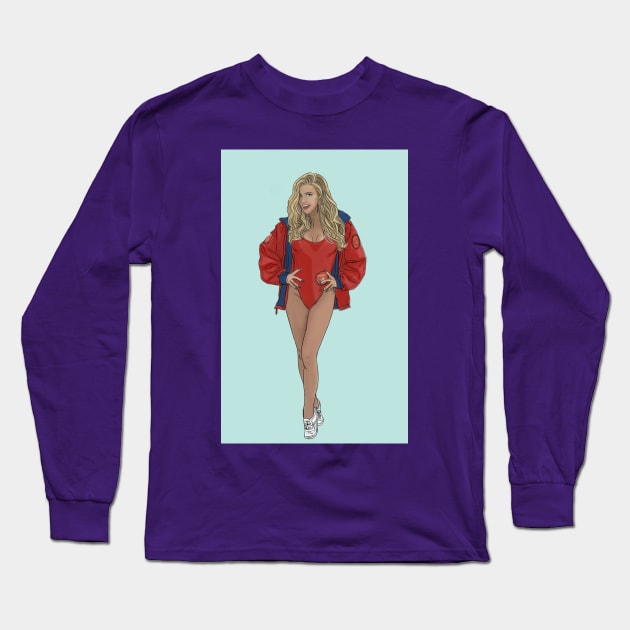 Baywatch Long Sleeve T-Shirt by Sue Cranberry